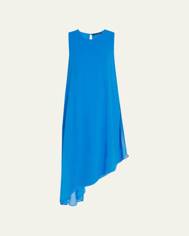 Pixie Sleeveless Asymmetric Midi Dress