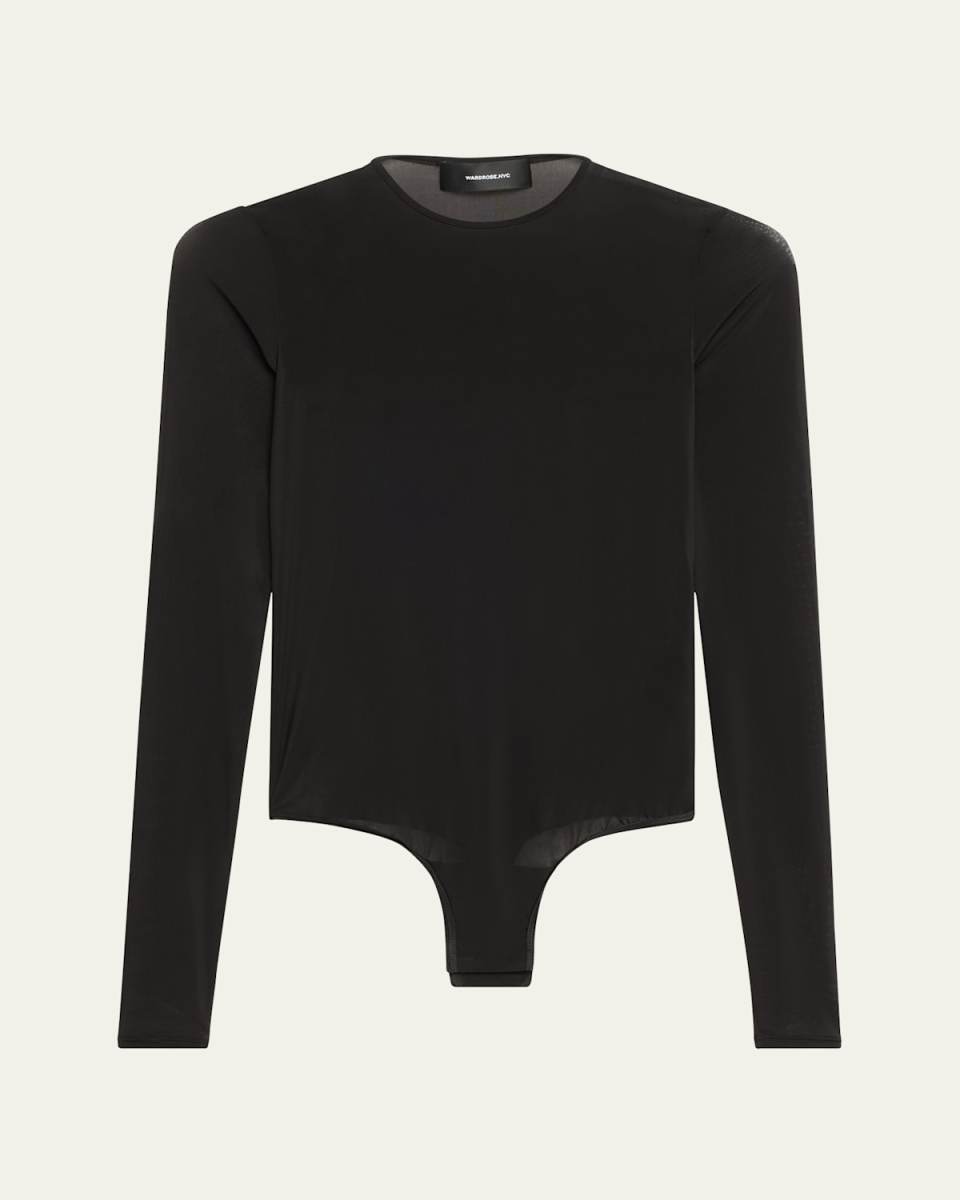 Long Sleeve Sheer Bodysuit