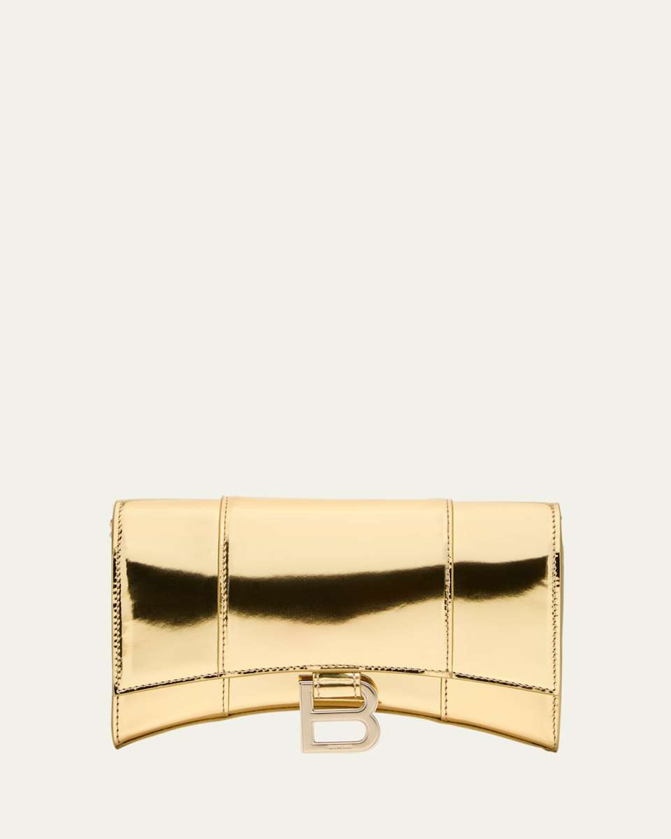 Hourglass Mirror Wallet On Chain Bag