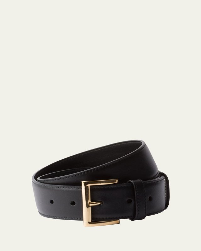 City Calf Leather Belt