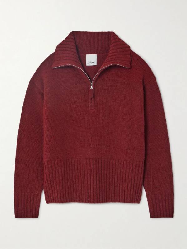ALLUDE Troyer wool and cashmere-blend sweater