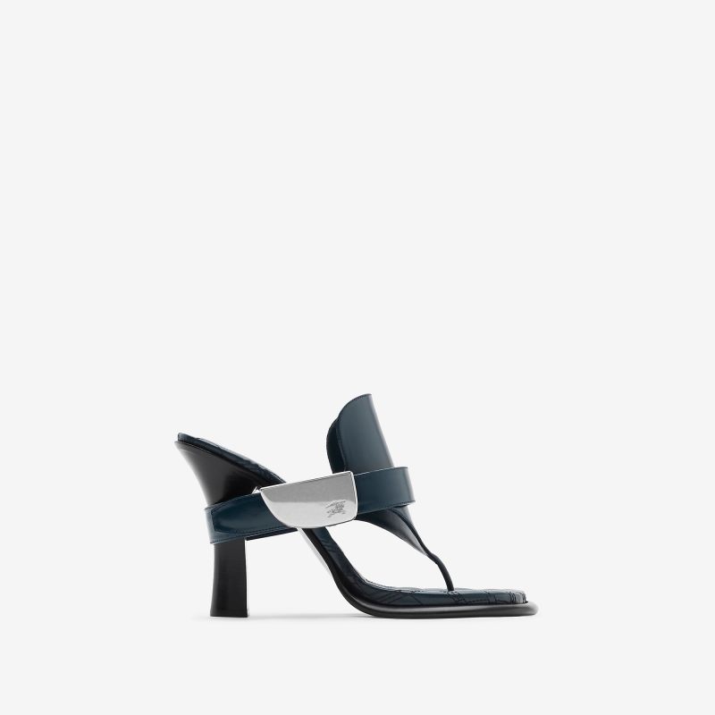 Burberry Leather Bay Sandals