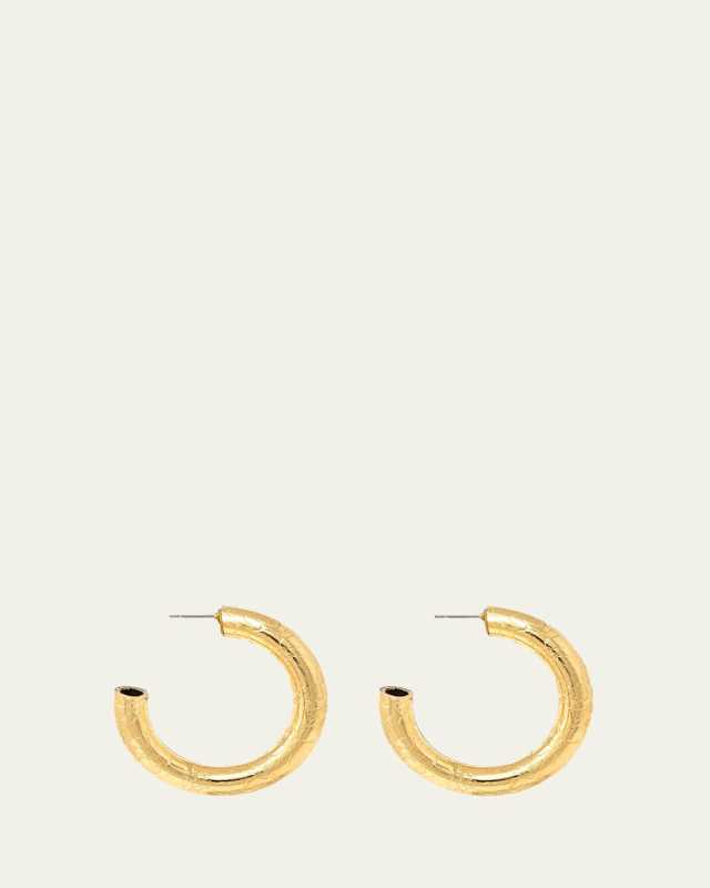 Textured Hoop Earrings