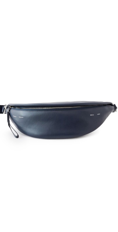 Proenza Schouler White Label Stanton Leather Sling Bag Navy