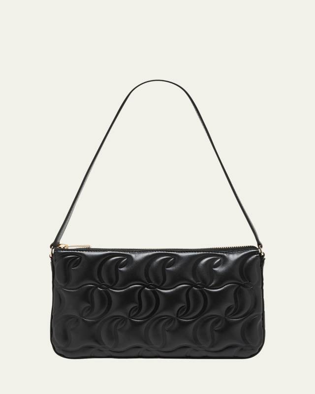 Loubila Shoulder Bag in CL Embossed Nappa Leather
