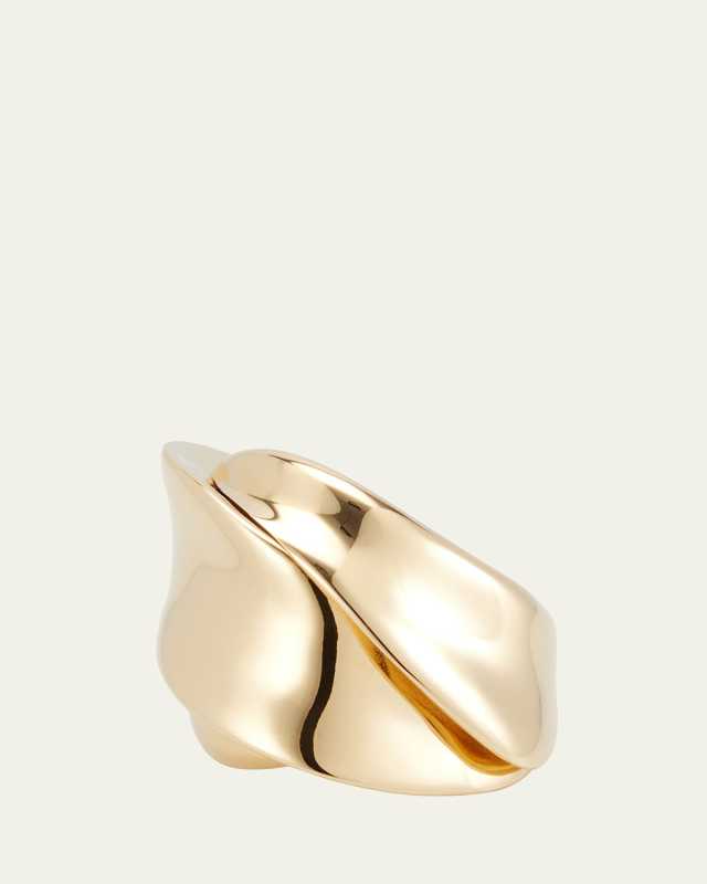 18k Yellow Gold Flux Ring
