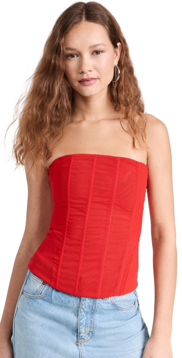 Miaou Libra Corset Red