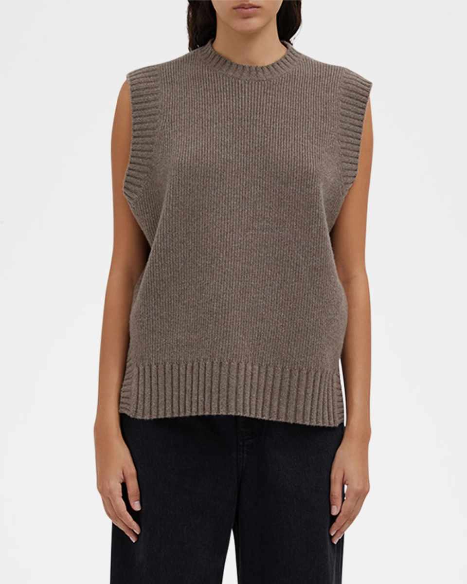 Cashmere Cutaway Vest