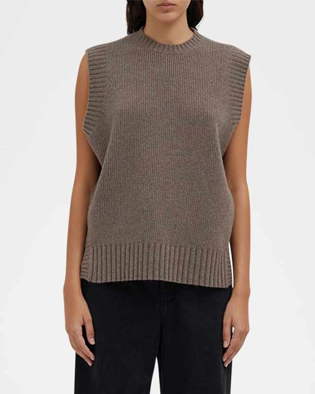 Cashmere Cutaway Vest