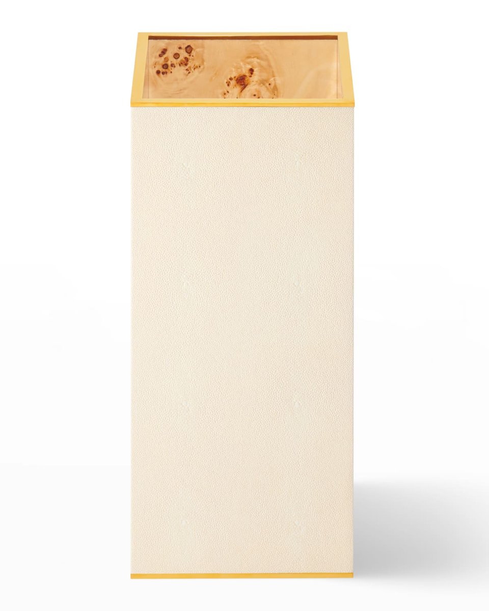 Classic Faux Shagreen Umbrella Stand