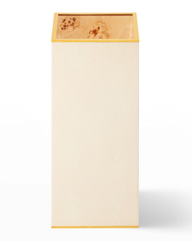 Classic Faux Shagreen Umbrella Stand