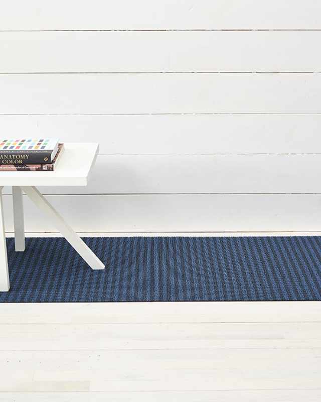 Breton Stripe Shag Rug, 2' x 6'