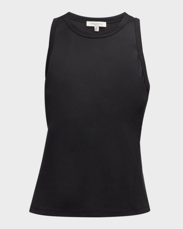 Swiss Cotton Rib Racerback Tank