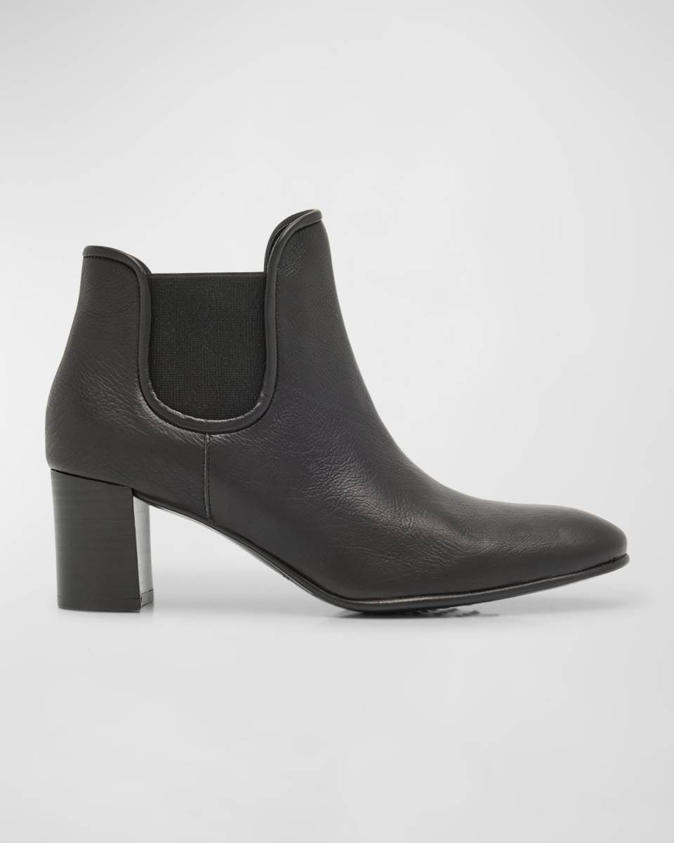 Xiane Leather Chelsea Ankle Booties