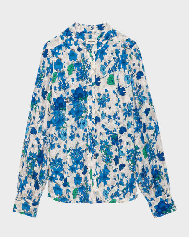 Garden Flowers Twina Crepe Blous