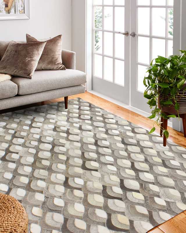 Deming Hair in Hide Rug, 9' x 12'