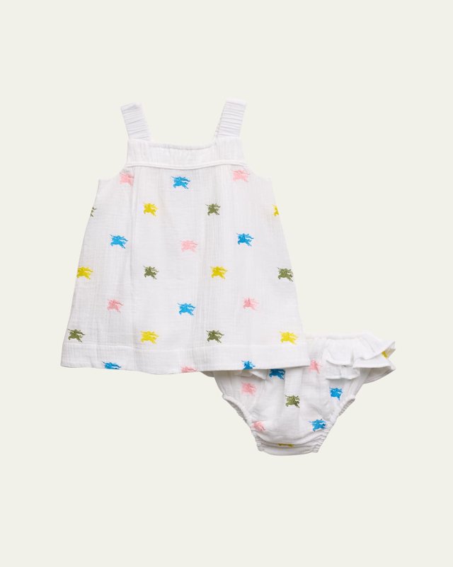 Girl's Bethan EKD Dress with Bloomers, Size 6M-18