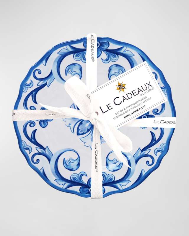 Mallorca Appetizer Plates, Set of 4