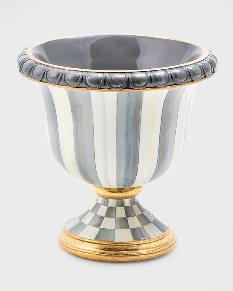 Sterling Stripe Tabletop Urn