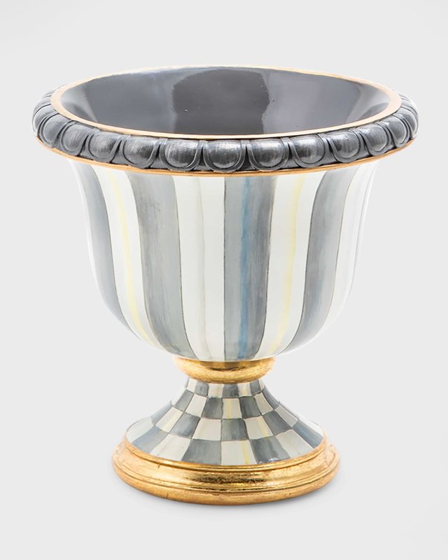 Sterling Stripe Tabletop Urn