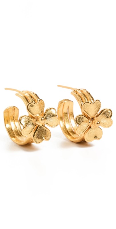 Sylvia Toledano Lucky Liz Earrings Gold