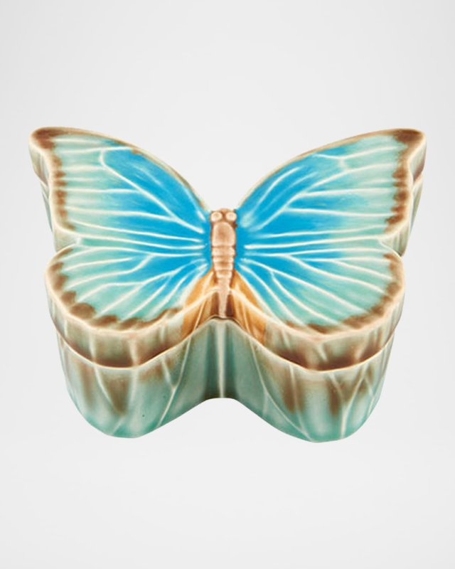 Cloudy Butterflies Small Box by Claudia Schiffer