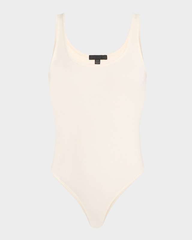 Modal Rib Square-Neck Bodysuit