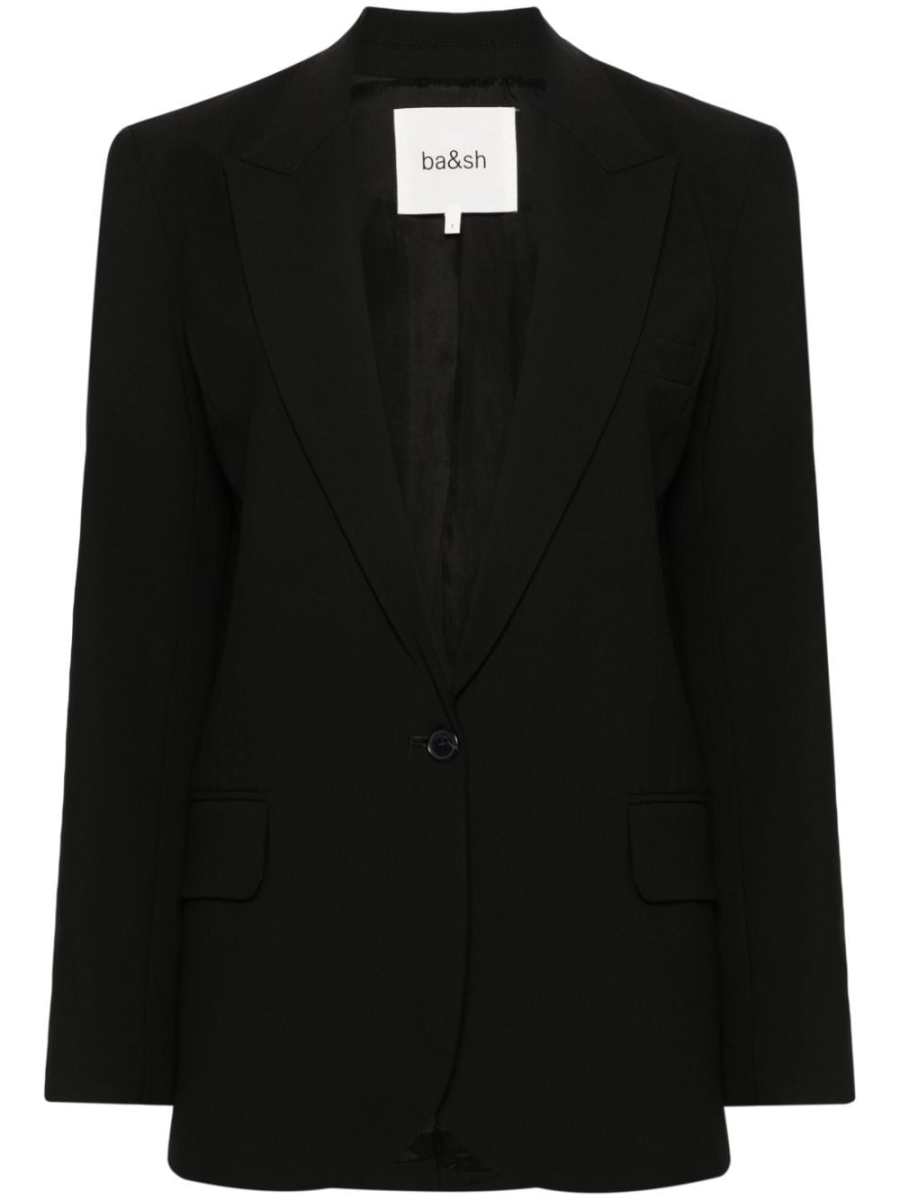 single-breasted blazer
