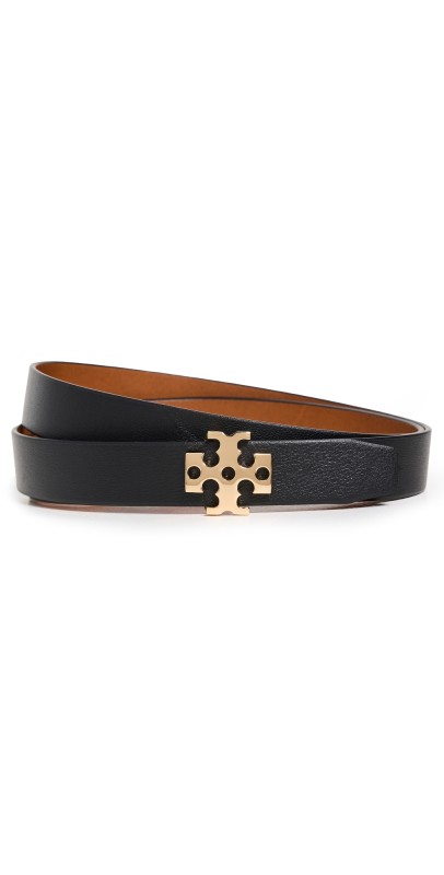 Tory Burch Logo Belt Black