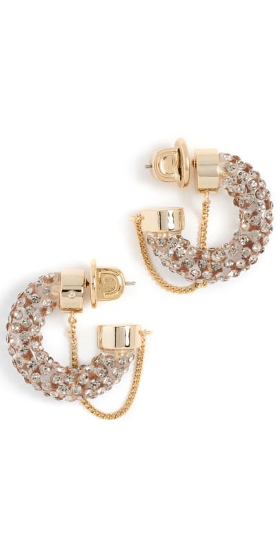 DEMARSON Mini Miley Hoops Shadow Pav
