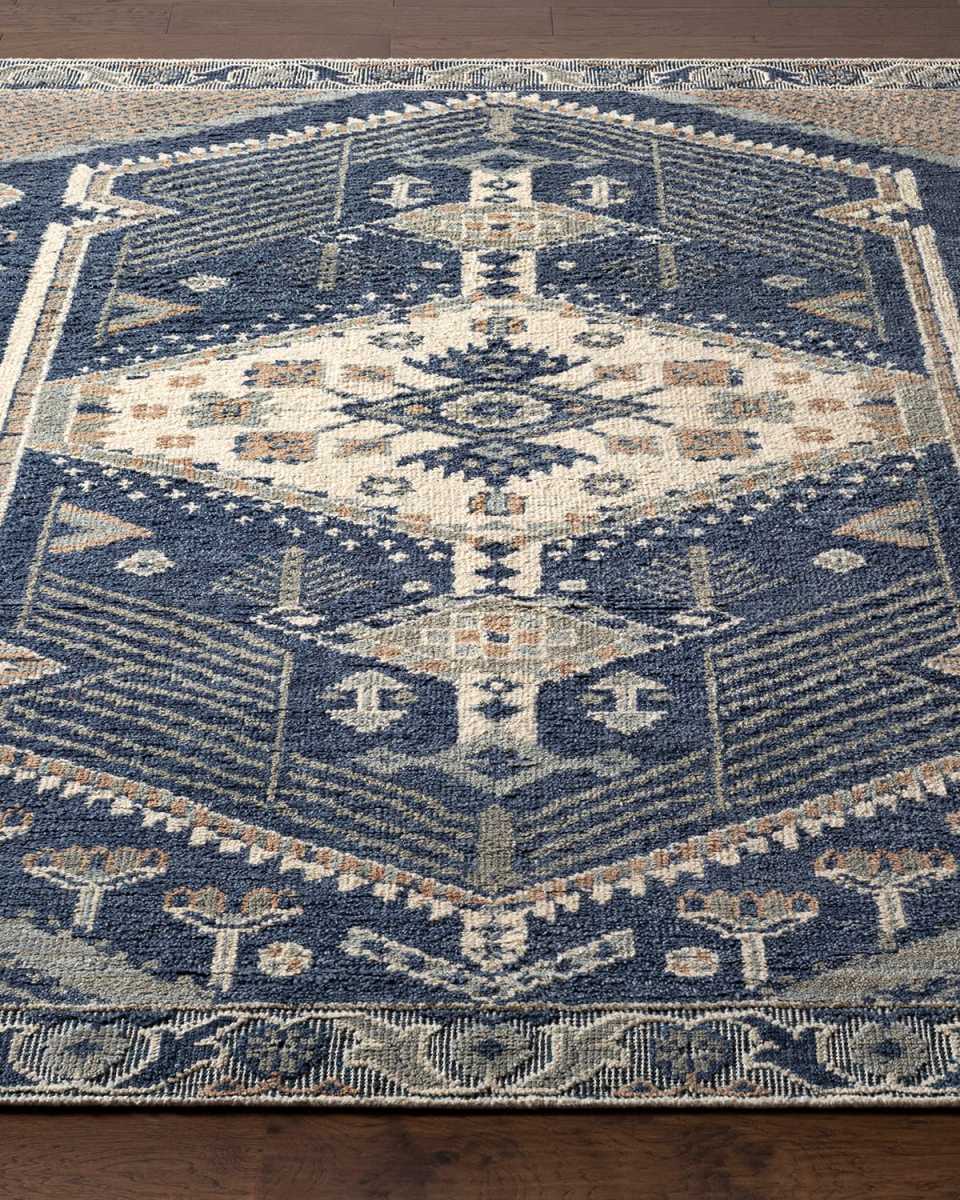 Mathis Hand-Knotted Wool Rug, 6' x 9'