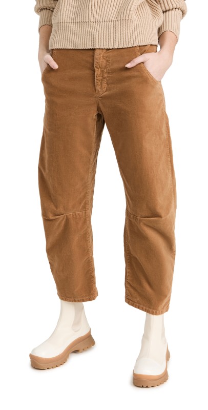 Nili Lotan Velvet Emerson Pants Caramel