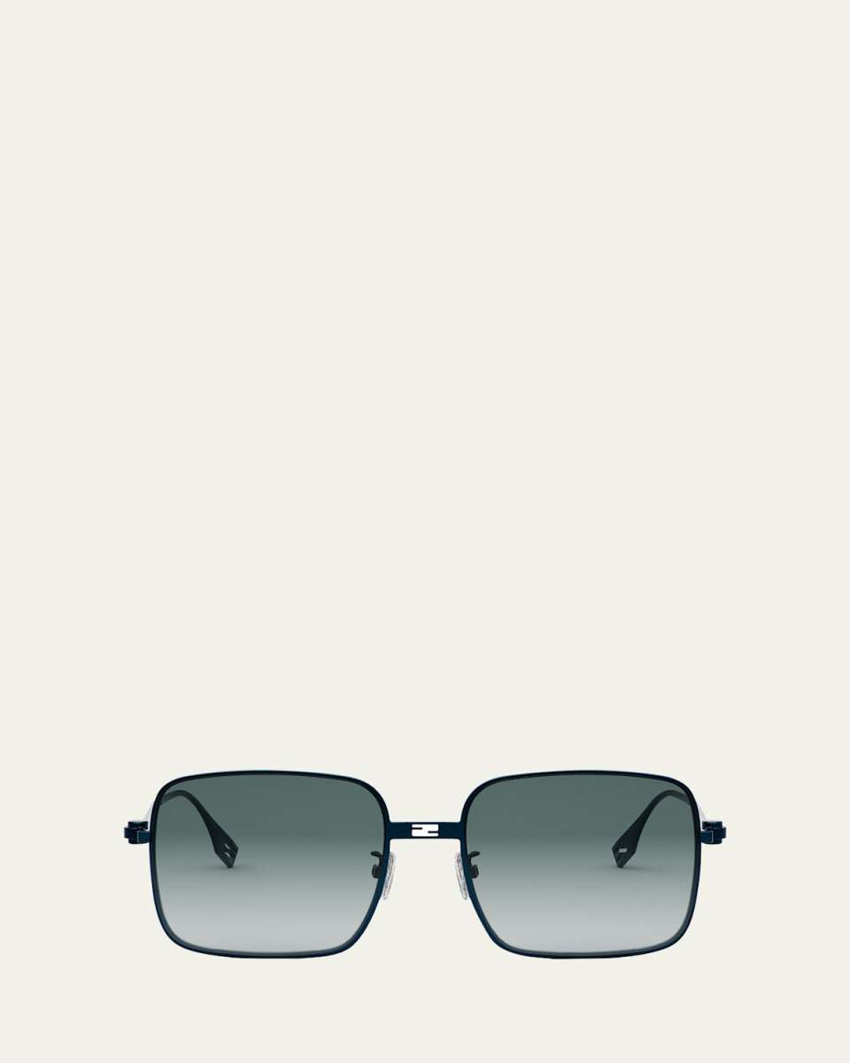 Baguette Metal Square Sunglasses