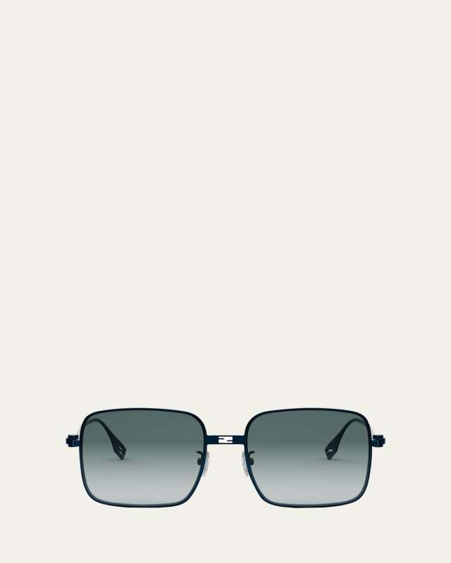 Baguette Metal Square Sunglasses