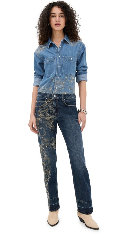 Isabel Marant Imane Jumpsuit Blue