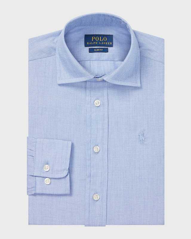 Boy's Regent Slim Fit Button Down Shirt, Size 5-
