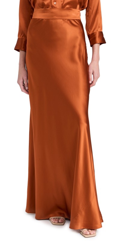 L'AGENCE Ryker Bias Skirt Sienna