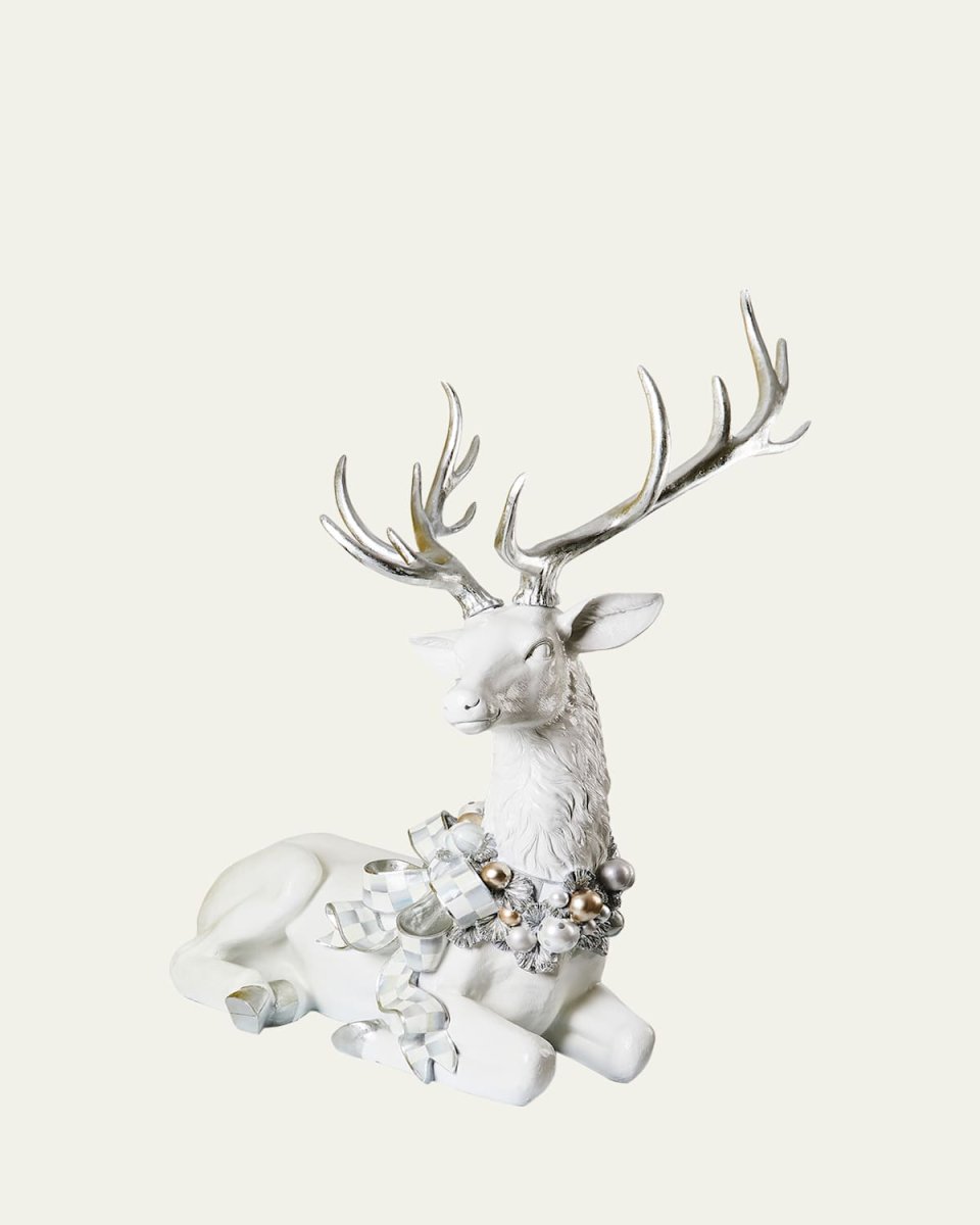 Crystal Palace Resting Trophy White-Tailed Deer Holiday Decor