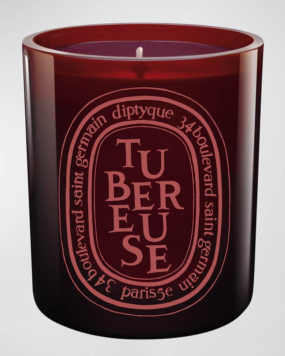 Tubereuse (Tuberose) Scented Red Candle, 10.2 oz.