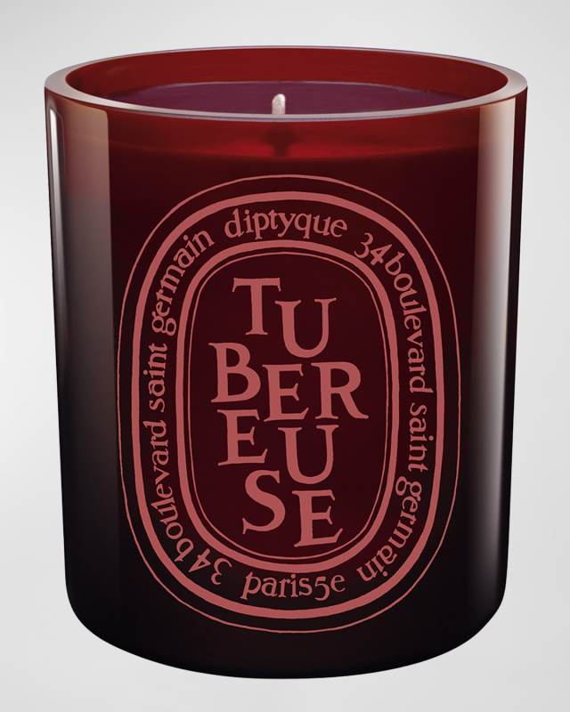 Tubereuse (Tuberose) Scented Red Candle, 10.2 oz.