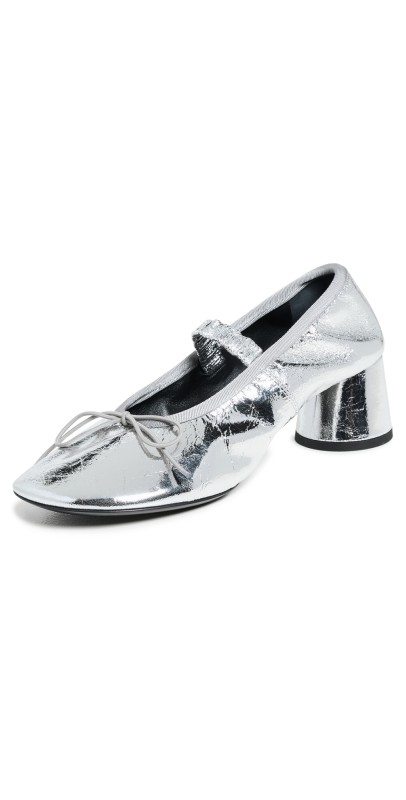 Proenza Schouler Glove Mary Jane Pumps Silver