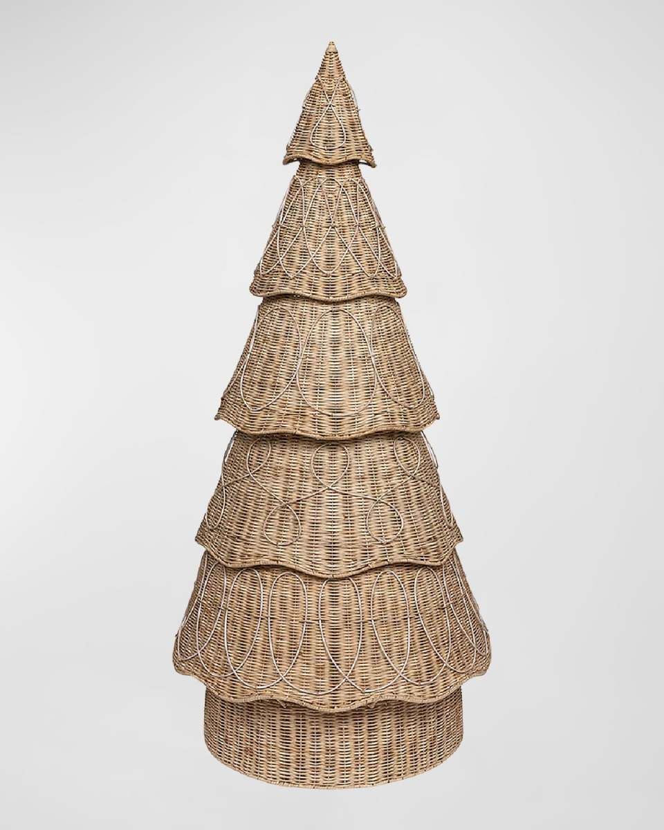 Provence Rattan Whitewash 5-Inch Tree