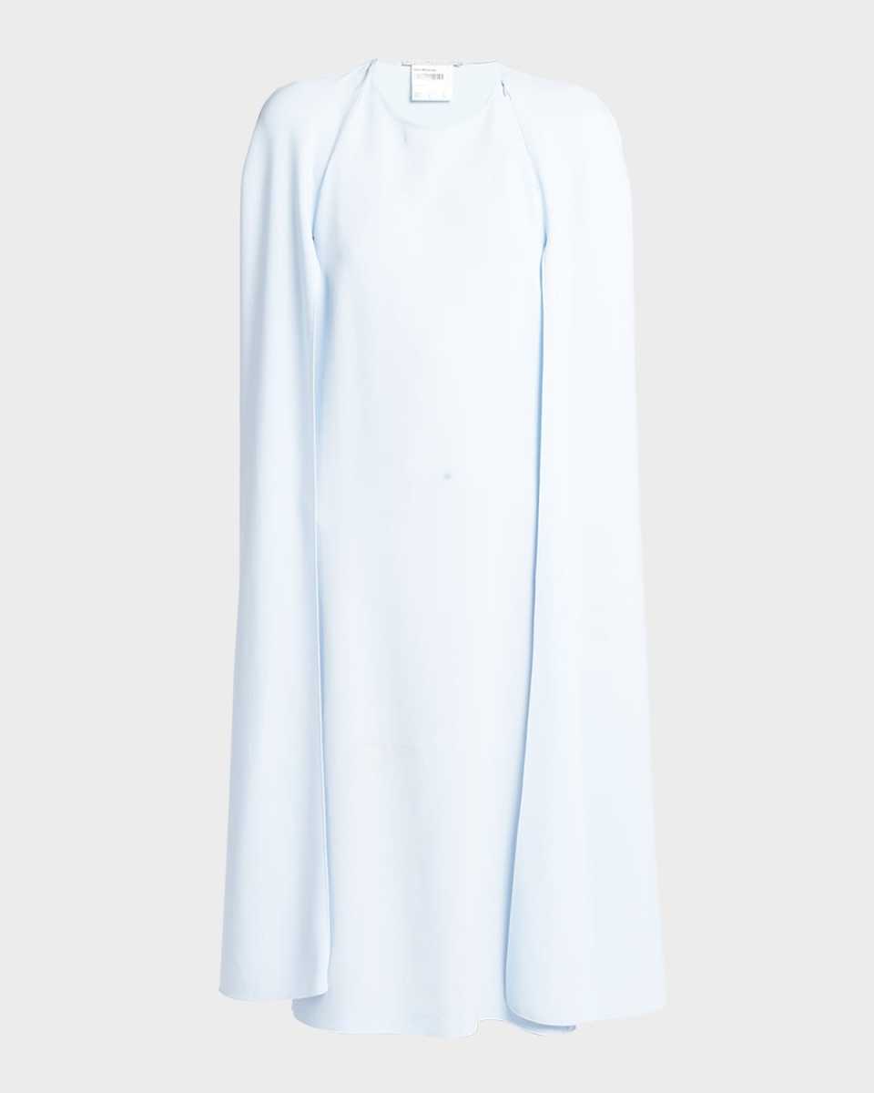 Cape Midi Dress