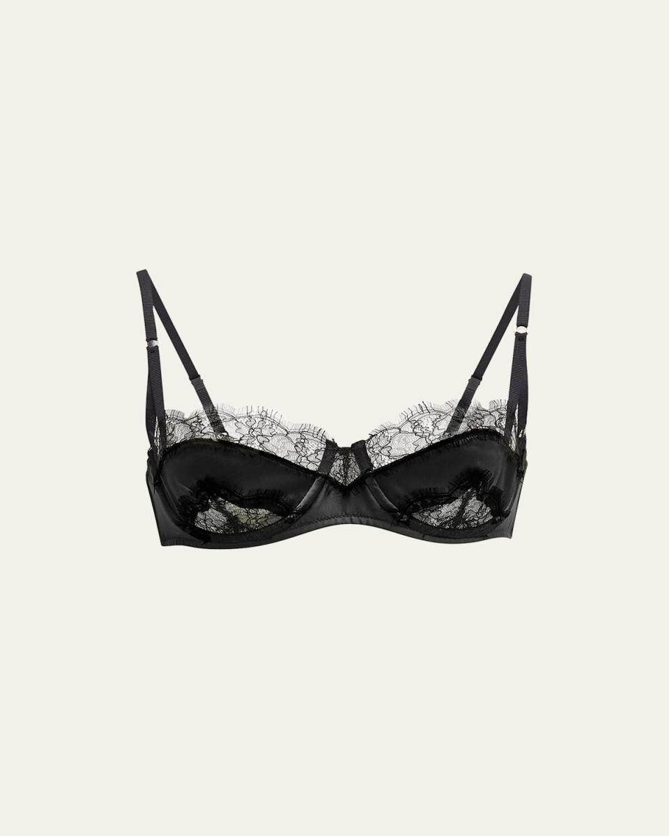 Sensuel Lace-Trim Underwire Balconette Bra