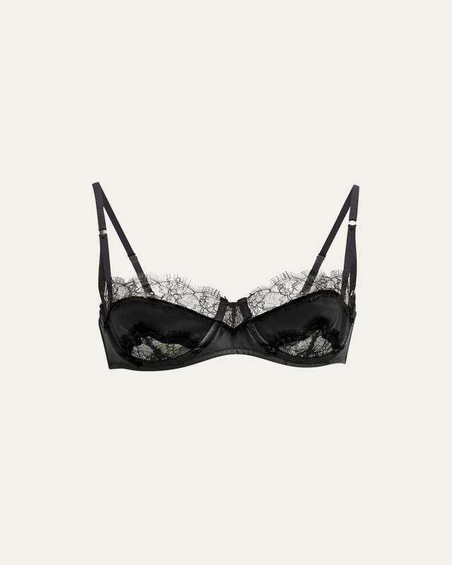 Sensuel Lace-Trim Underwire Balconette Bra