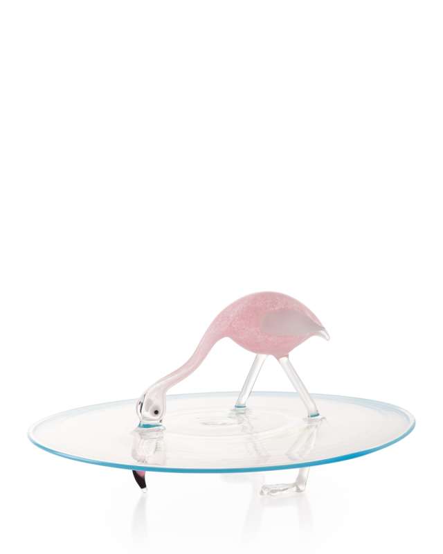 Flamingo Cake Plate