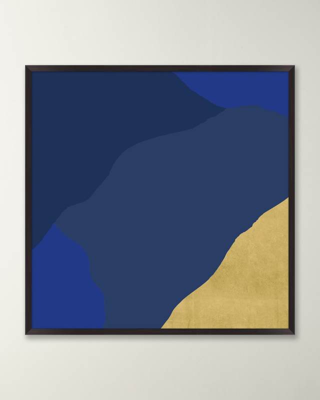 "Azure Song 4" Framed Giclee