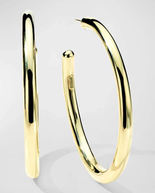 18K Gold Glamazon Hoop Earrings