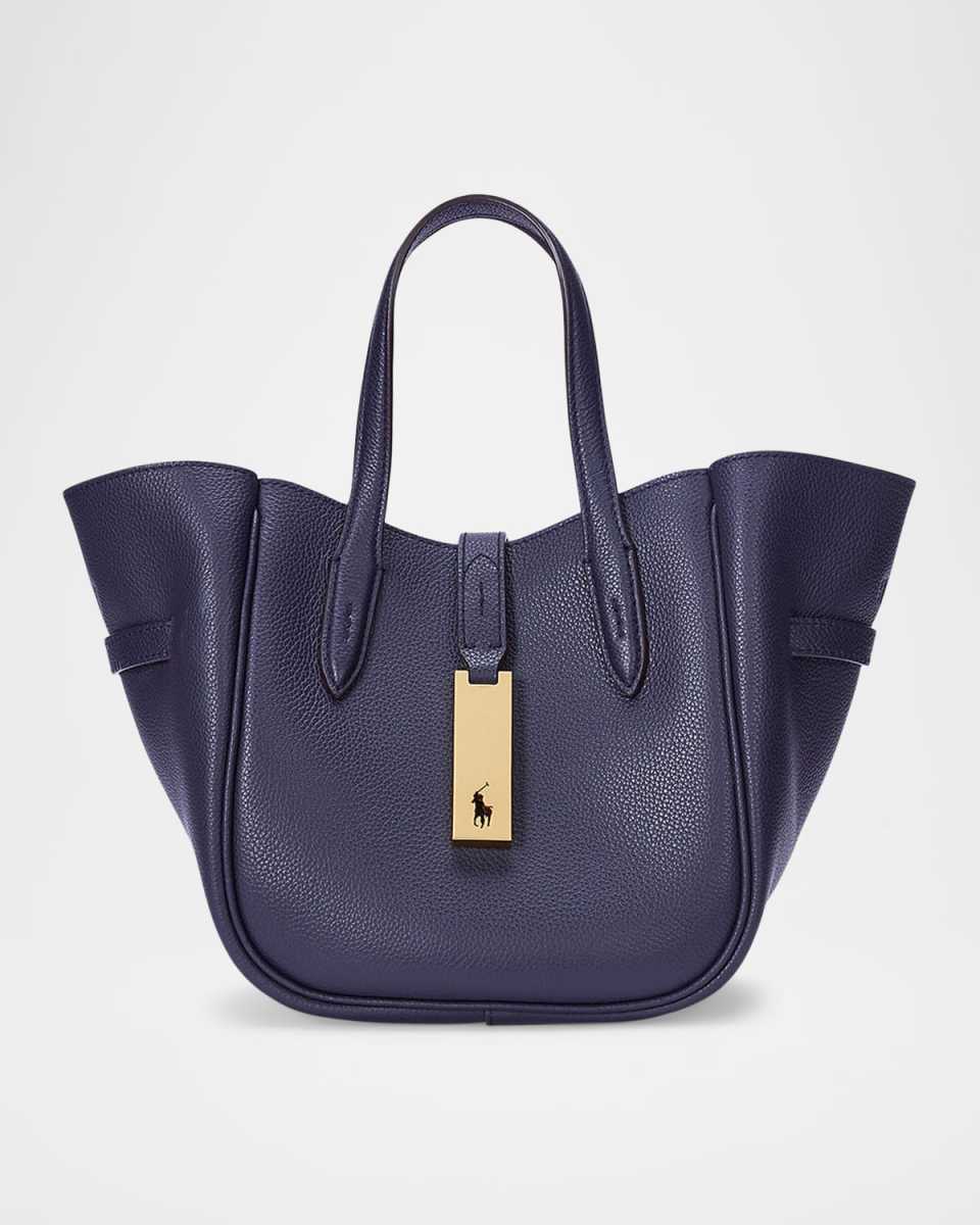 Small Grain Leather Tote Bag