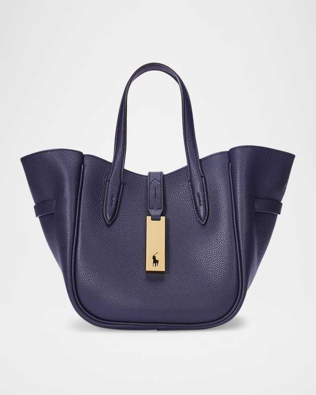 Small Grain Leather Tote Bag